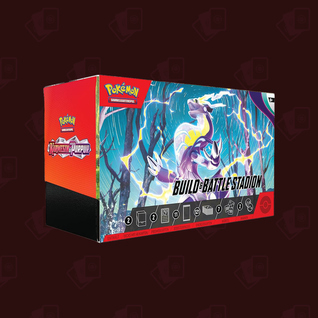 Karmesin und Purpur Build & Battle Stadium Box (DE)
