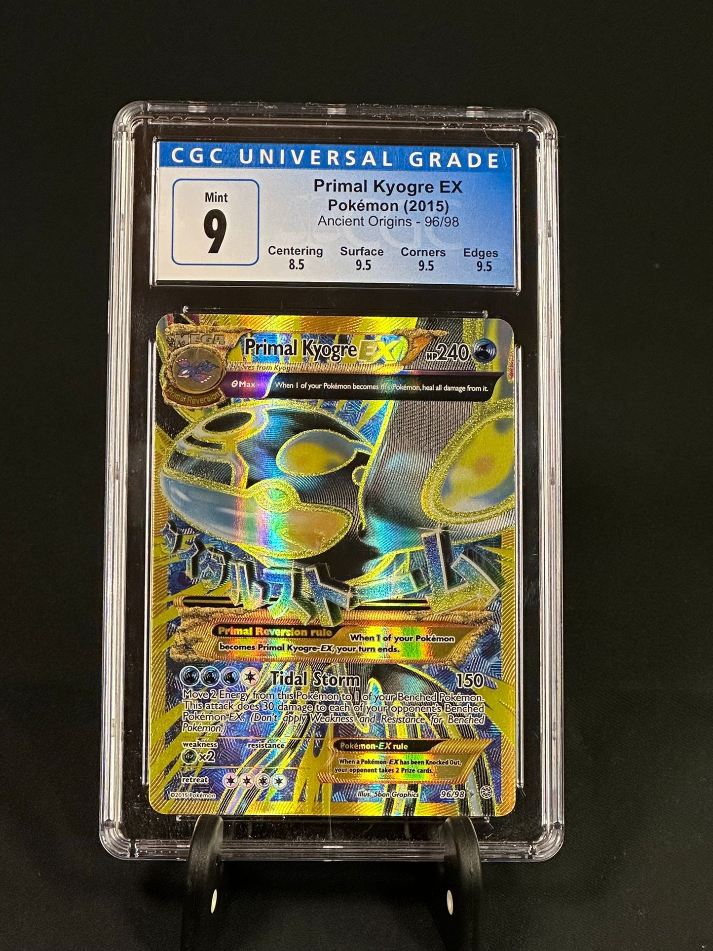 Primal Kyogre 96/98 (EN) CGC 9