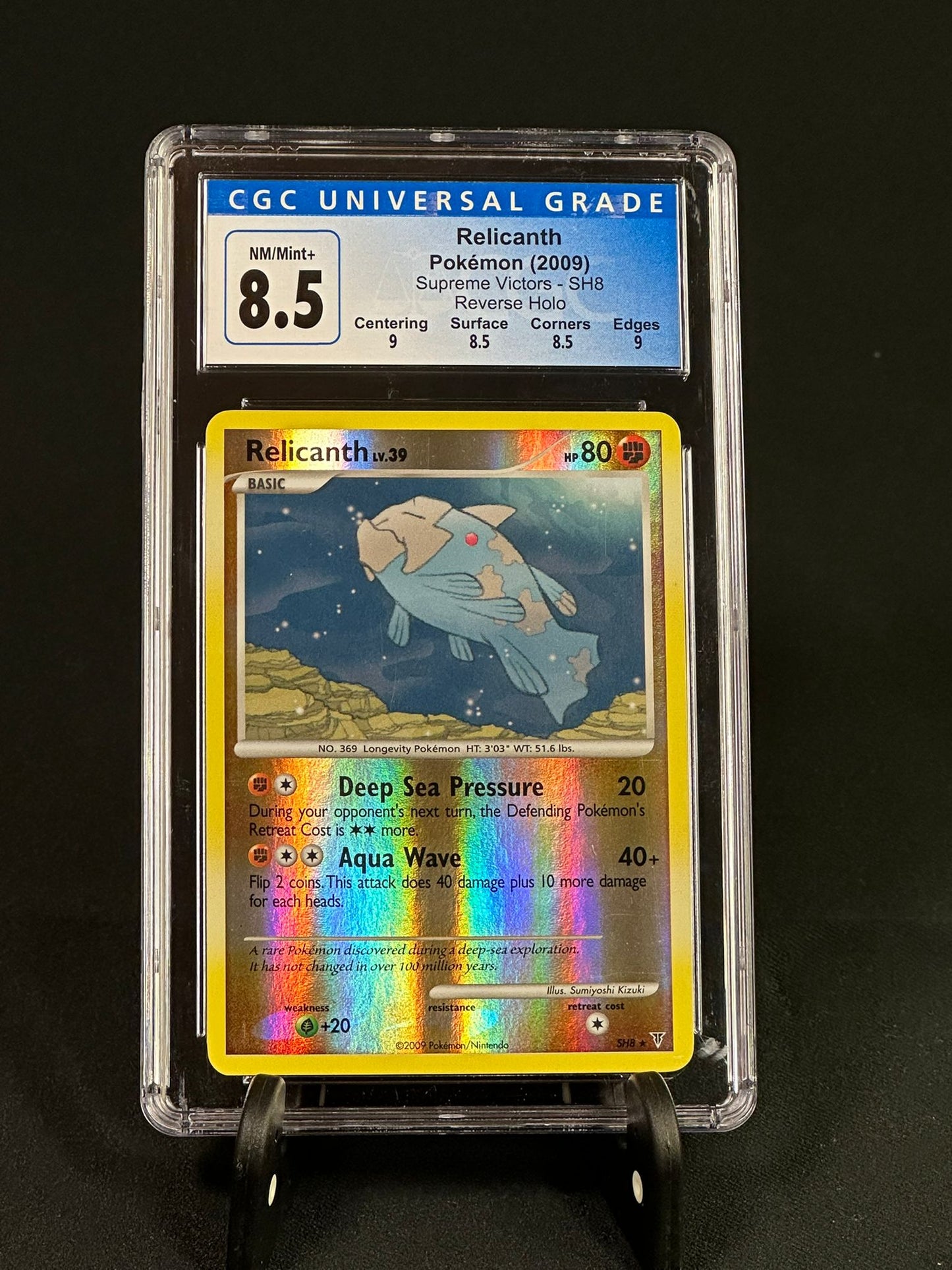 Relicanth Lv.39 (SV SH8) CGC 8,5