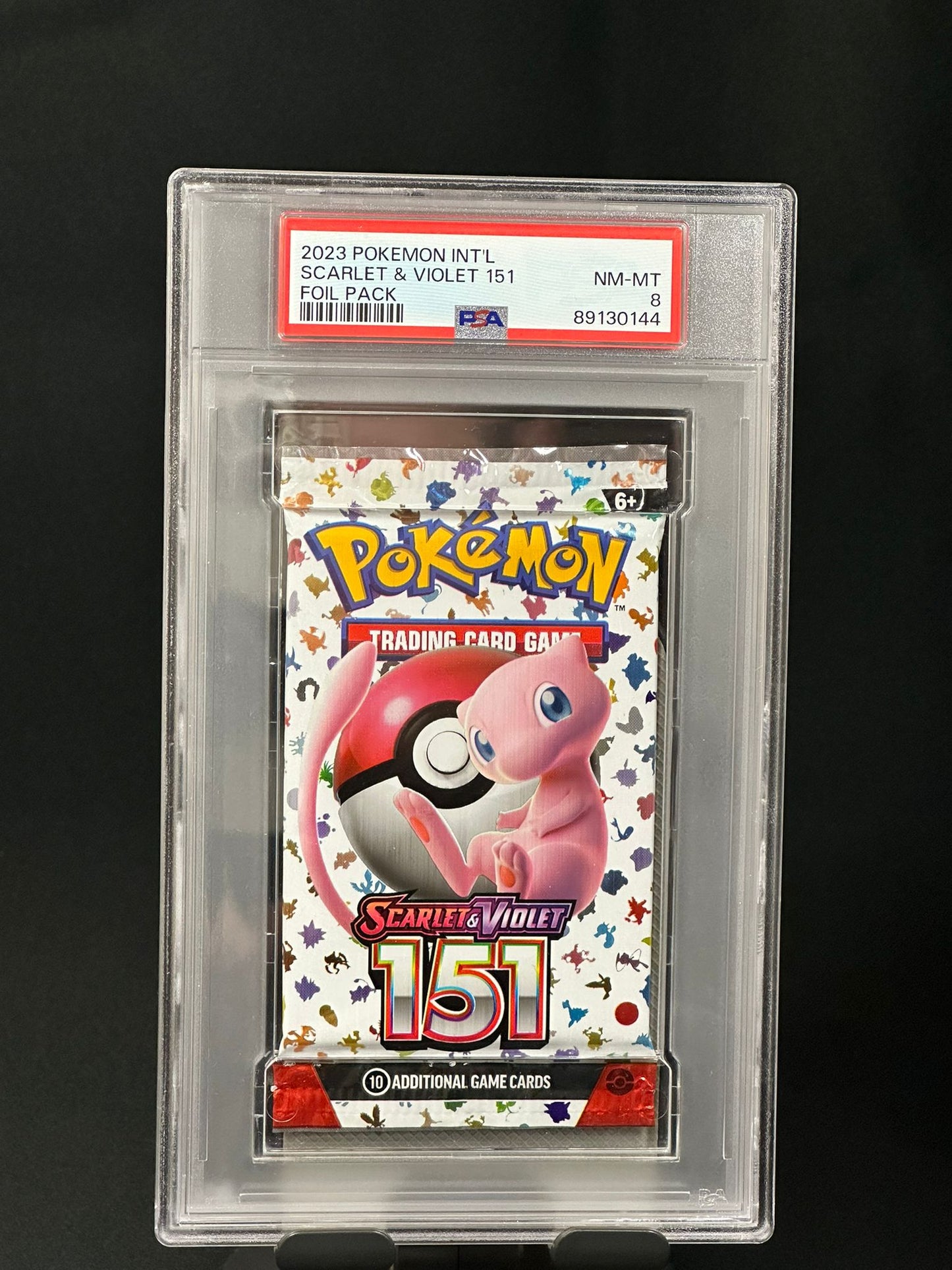 Mew 151 Booster PSA 8