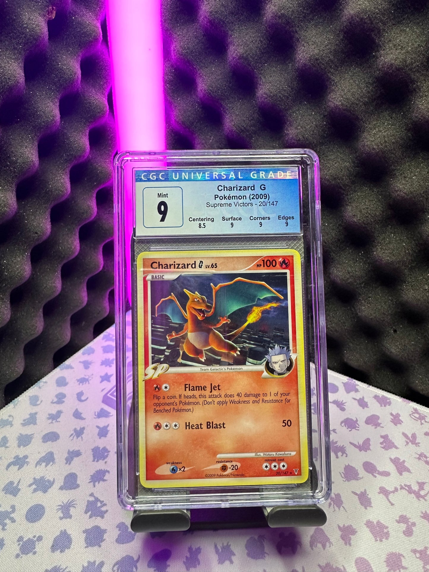 Charizard [G] Lv.65 (SV 20) CGC 9