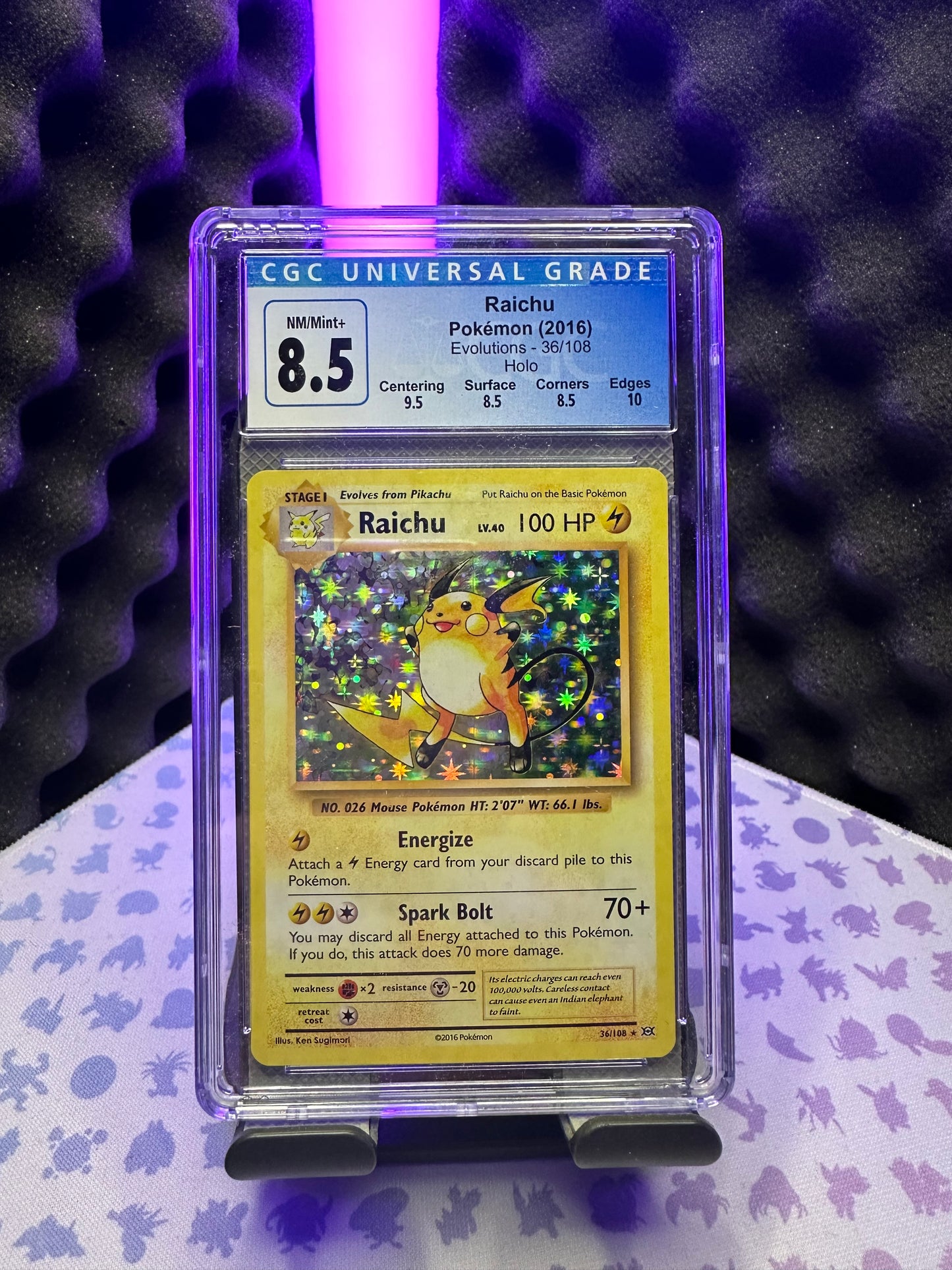 Raichu (EVO 36) CGC 8,5