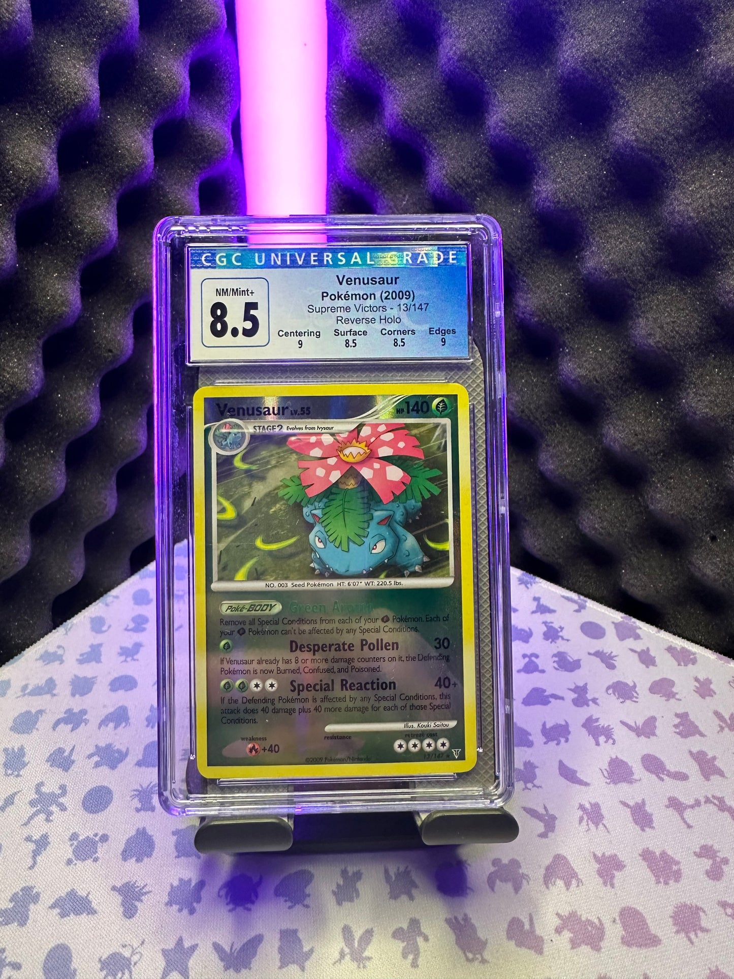 Venusaur Lv.55 (SV 13) CGC 8,5