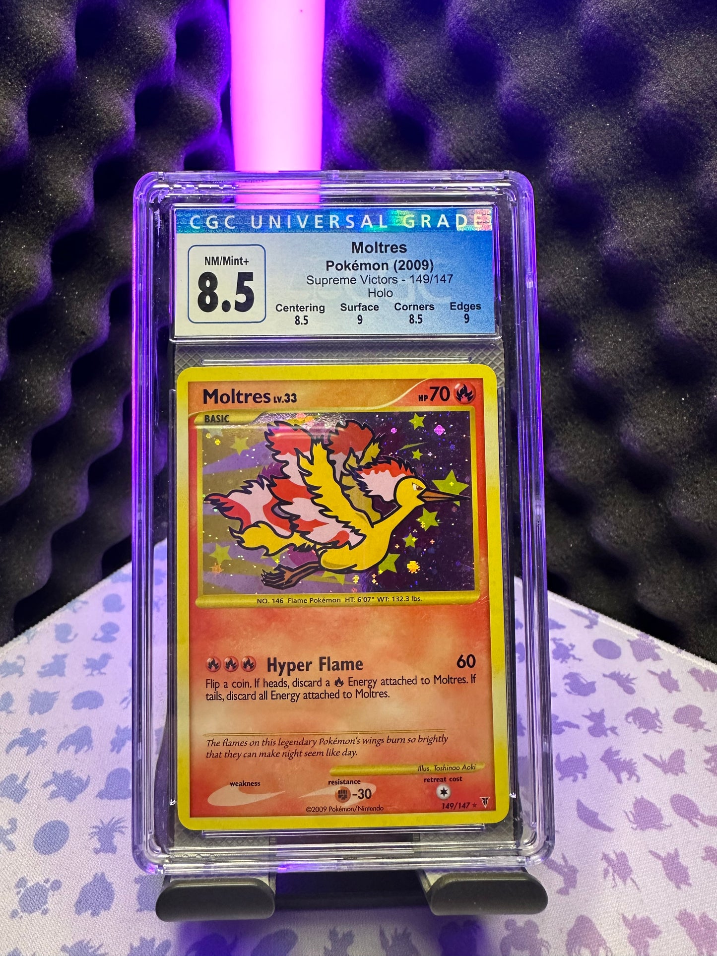 Moltres Lv.33 (SV 149) CGC 8,5