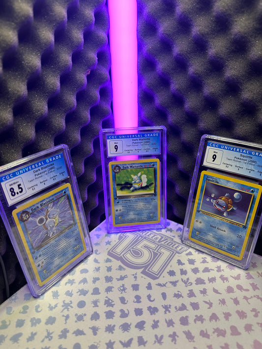 Team Rocket- Schiggy set 1st Edition