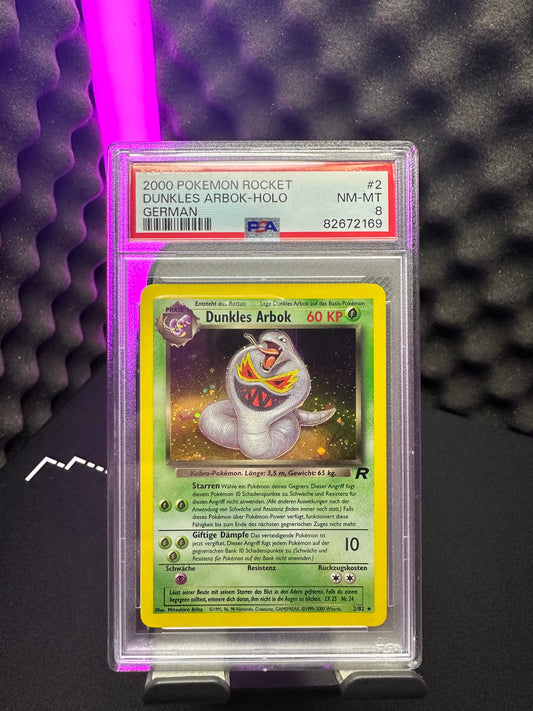 Dunkles Arbok (TR 2) PSA 8